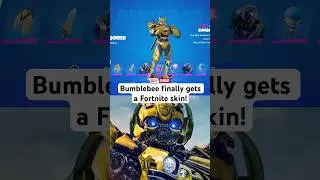 Bumblebee buys his skin! #fortnite #transformers #bumblebee #optimusprime #megatron #fortniteskins