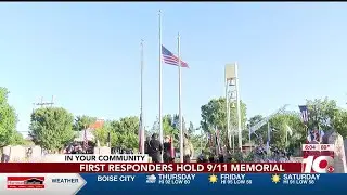 VIDEO: First responders gather at Texas Panhandle War Memorial in honor of 9/11