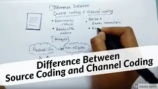 Difference between channel coding and source coding in simple language Digital Communication (HINDI)