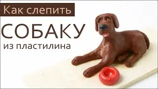Как слепить собаку поэтапно из пластилина