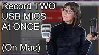 How To Record 2 USB Mics At Once On Mac - In Garageband and Reaper