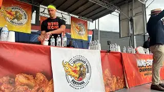 BUFFALO WING EATING CONTEST OF THE WORLD 2024 (Professional Eaters)