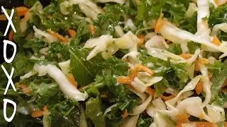 Coleslaw Recipe - Kale! Healthy! Yum!