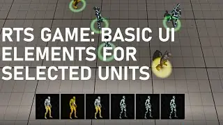 RTS Game - Basic UI For Selected Units (Unit Portraits & The Selected Units Area)