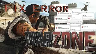 Исправление ошибки Call of Duty Warzone DEV ERROR 6036 6068 6065 6150 