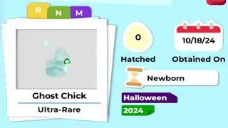 Ghost Chick Neon & Mega Neon in Adopt me