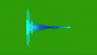 2024 New audio green screen line spectrum  music line effect video free download