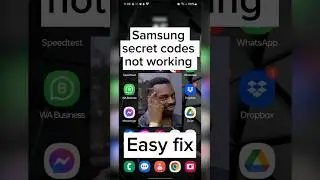 🤔Samsung secret codes no working?Easy fix👌#tipsandtricks #tricks#samsung