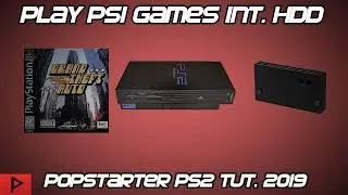 Play PS1 Games From Fat PS2 Internal Hard Drive Using Popstarter and OPL Tutorial (2019)