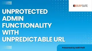 Unprotected admin functionality with unpredictable URL