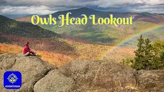 Double Rainbow Surprise at Owl Head Lookout, Adirondacks