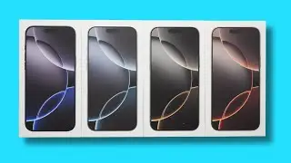 Unboxing ALL iPhone 16 Pro Max Colors!! - Black, White, Natural, and Desert Titanium!