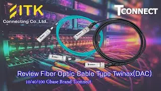 Review Fiber Optic Cable Type Twinax(DAC)10/40/100 Gbase Brand Tconnect