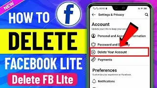 How to Delete Facebook Lite Account Permanently 2025 || Delete FB lite id deletion