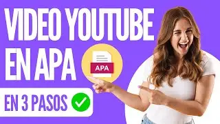 Como referenciar un video de youtube en APA (Todo lo que necesitas saber)