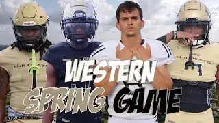 😼Western Wildcats Gold Vs Black 🟡⚫️ Intersquad Scrimmage Game Highlights 2022 🏈🔥