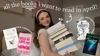 all the books I WANT TO READ in April! 🌷🤠 my very AMBITIOUS tbr (aka I’ve lost my mind)