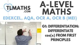 A-Level Maths G1-17 Differentiation: Differentiate cos(x) from First Principles