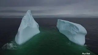 DRONE footage of Dry Dock Iceberg