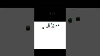 Bouncing Balls On Mouse Click (Three.js And Cannon-es) #Shorts