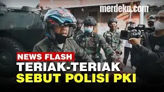 Pemotor Emosi Teriak PKI ke Petugas Penyekatan PPKM Darurat