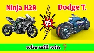 Ninja H2R vs Dodge Tomahawk 🤟 #shorts