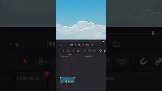 Cartoon Cloud Sky in DaVinci Resolve