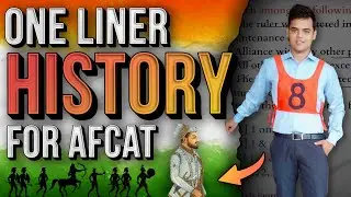 AFCAT 2024 History | AFCAT Static GK 2024 | Complete one liner history for AFCAT 2 2024.