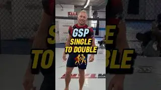 GSP Shows One of His Favorite Takedowns 🔥 #mma #wrestling #ufc