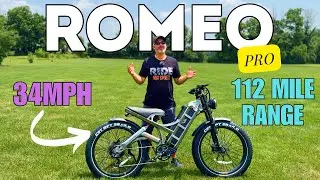 34MPH EBIKE WITH 112 MILE RANGE! WOW! EAHORA ROMEO PRO REVIEW