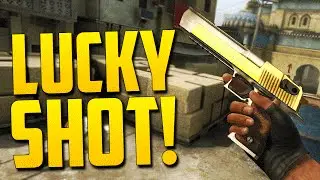 MY LUCKIEST SHOTS! - CS GO Funny Moments in Competitive