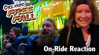 Sarahs Mom Freaks Out on the Worlds Tallest Drop Tower | Orlando Free Fall Icon Park