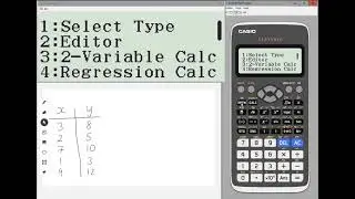 Classwiz How-To: Finding the PMCC and Regression Line