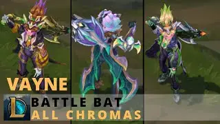 Battle Bat Vayne All Chromas - League of Legends