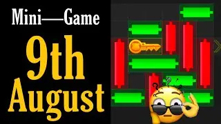 Hamster kombat today mini game 9 August | today mini game 9 August | 9 August mini game today