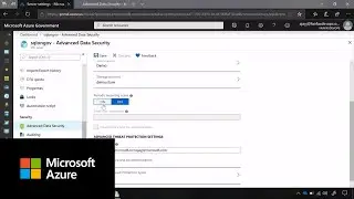 Advanced Data Security with Azure SQL Database in Azure Government