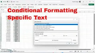 Conditional Formatting Based on Specific Text in Microsoft Excel! Format Good as Green. #howto #wow