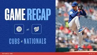 Game Highlights: Cubs sweep the Nationals! | 9/1/24