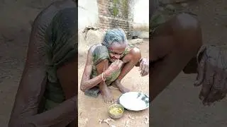 105 year old widow grandma cooking EGG CURRY ||tribal Village cooking