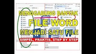 Cara Cepat Menggabung File Microsoft Word Tanpa Perlu Kopy Paste | Dalam Hitungan Detik