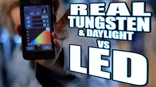 CRI is a joke...LED video lights vs REAL Tungsten and Daylight with Sekonic C-800 color meter