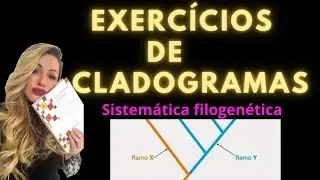 EXERCÍCIOS RESOLVIDOS CLADOGRAMAS - SISTEMÁTICA FILOGENÉTICA