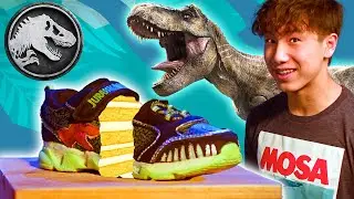 ¿PUEDES COMER ESO? ¡Imposible saber cuál es el pastel! | JURASSIC WORLD