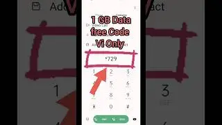 vi free data | vi 1 GB free data new code 2024 | vi free data code 2024 #shorts #code #data #viral