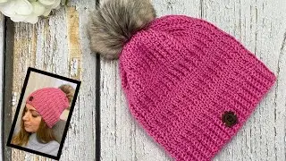 How To Crochet A Beanie – Free & Easy Step-by-Step Tutorial! Reversible pattern