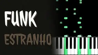 FUNK ESTRANHO (Slowed) | HARD Piano Tutorial