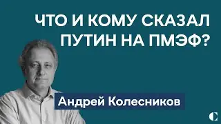 Что и кому сказал Путин на ПМЭФ | Успех правых партий на выборах в Европарламент — Андрей Колесников