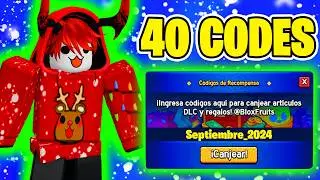 🚨 40 CODIGOS ACTIVOS DE BLOX FRUITS!! (SEPTIEMBRE 2024) 🚨