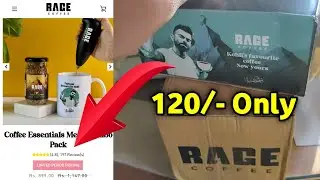 Rage Coffee Combo Irish Hazelnut 🔥 Only 130/- Rupee Rage Coffee Combo