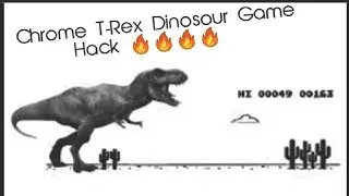 how to hack T-Rex  Chrome Dinosaur game 🔥🔥🔥🔥 | Mr Triangle yt